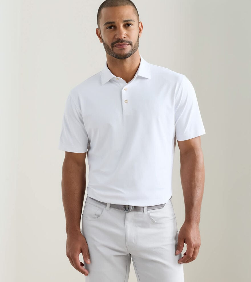 Solid Performance Mesh Polo image number 2