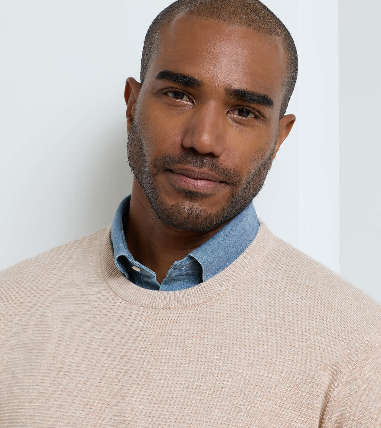 Coolspun Lite Textured Crewneck Sweater | Men's Sweaters | Peter