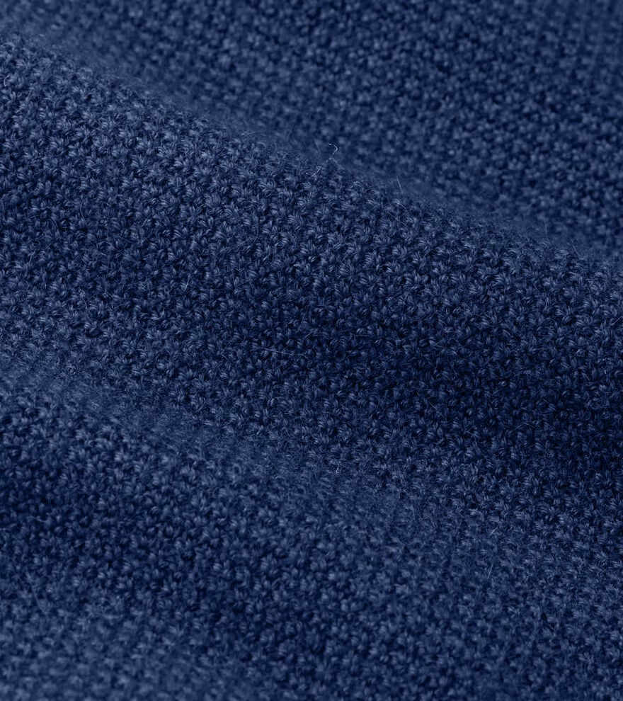 Voyager Cashmere-Silk Saddle Shoulder Quarter Zip image number 5