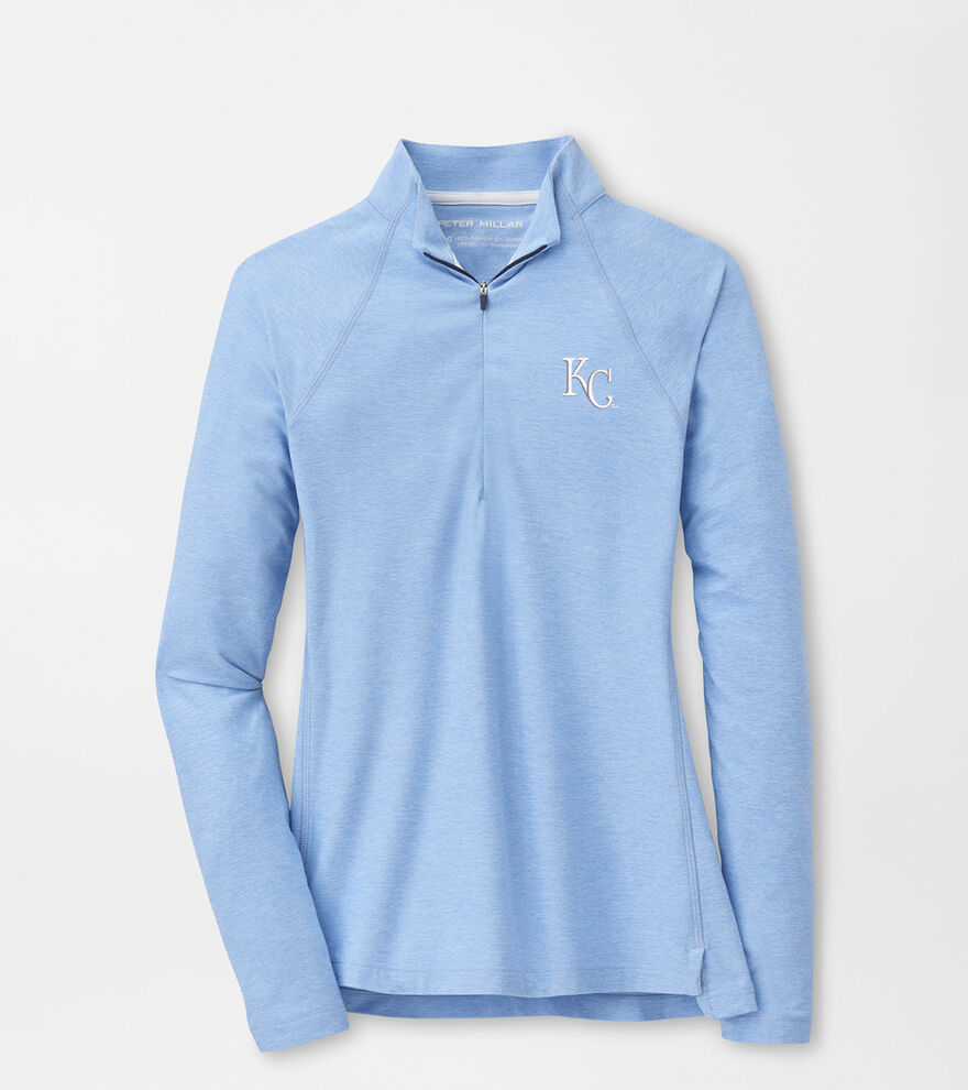 Kansas City Royals Women's M&eacute;lange Raglan-Sleeve Perth Layer image number 1