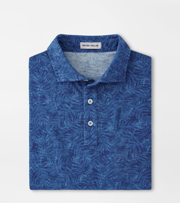 Pilot Mill Indigo Palms Printed Polo