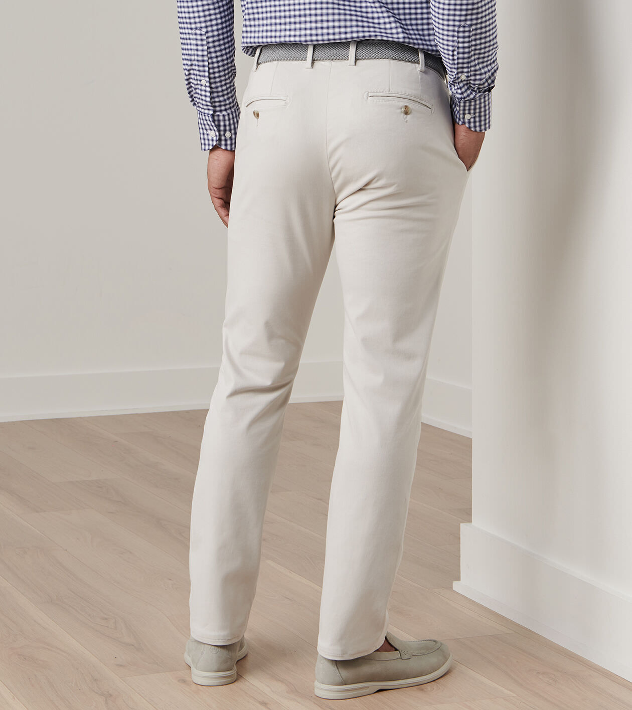 Signature Sateen Flat Front Trouser | Men's Pants | Peter Millar