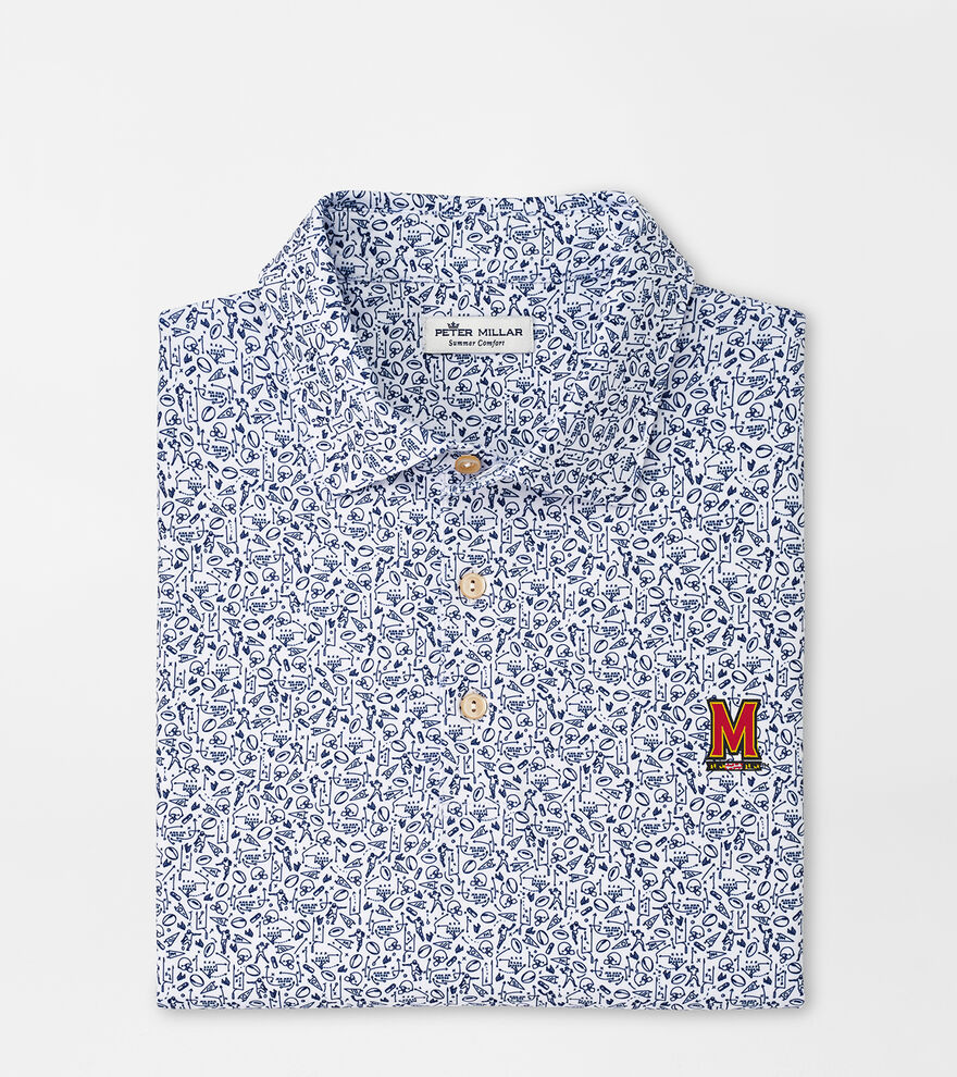 Maryland "M" Game Day Performance Jersey Polo image number 1