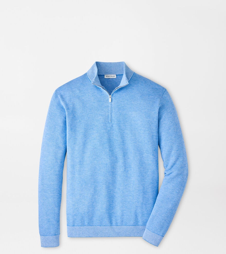 Coolspun Lite Birdseye Quarter Zip Sweater image number 1