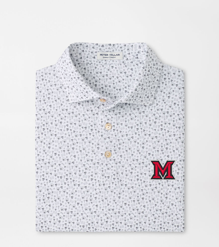 Miami of Ohio Buzzer Beater Performance Jersey Polo image number 1