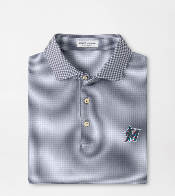 Miami Marlins Border Performance Jersey Polo