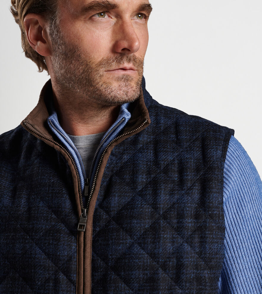 Essex Quilted Wool Travel Vest | Men's Vests | Peter Millar