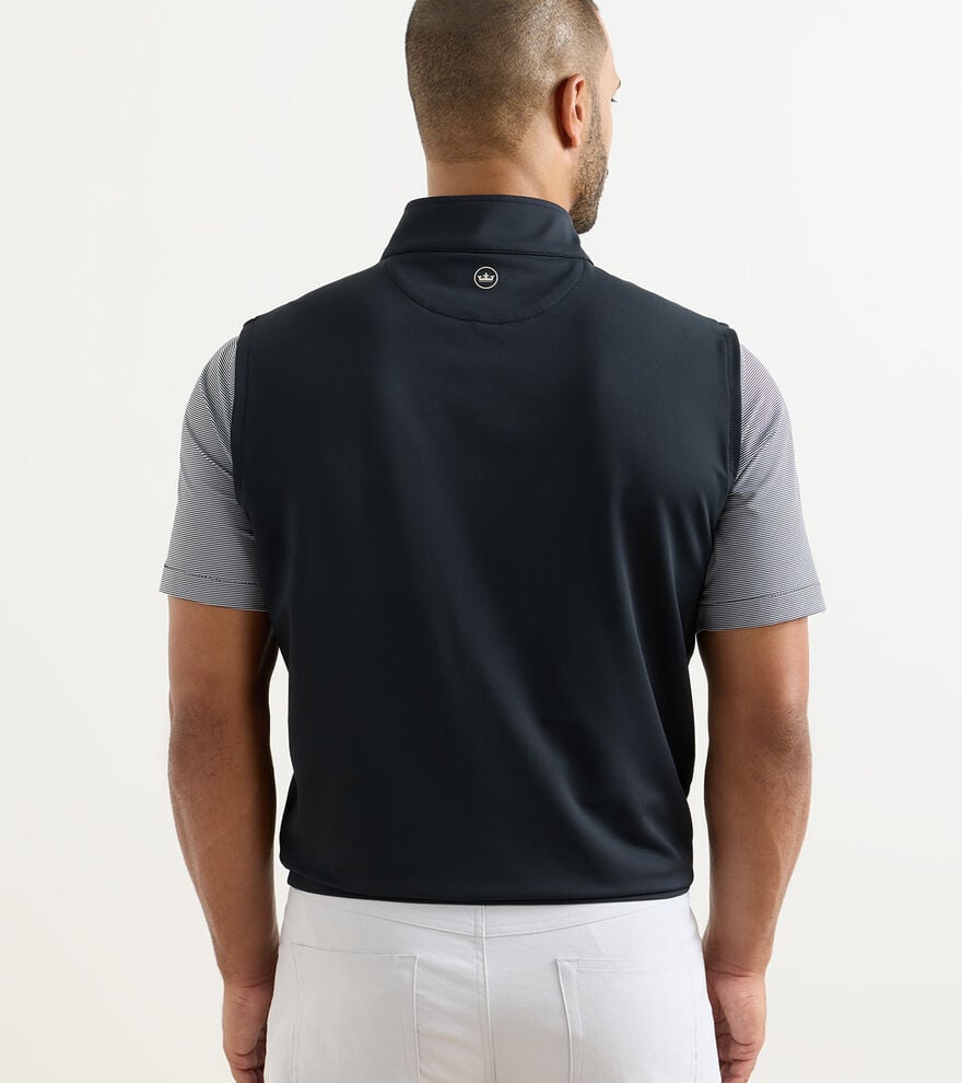 Galway Stretch Loop Terry Quarter-Zip Vest - Alternate Image 2