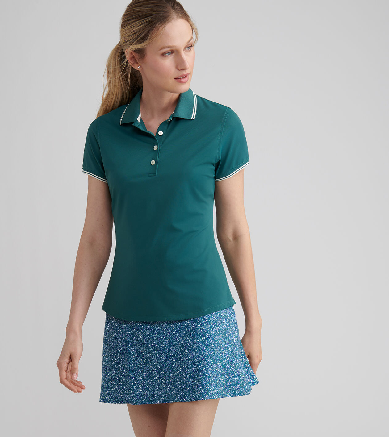 Canterbury Tipped Sport Mesh Short-Sleeve Polo | Women's