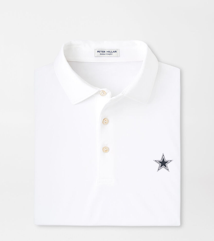 Dallas Cowboys Solid Performance Jersey Polo image number 1