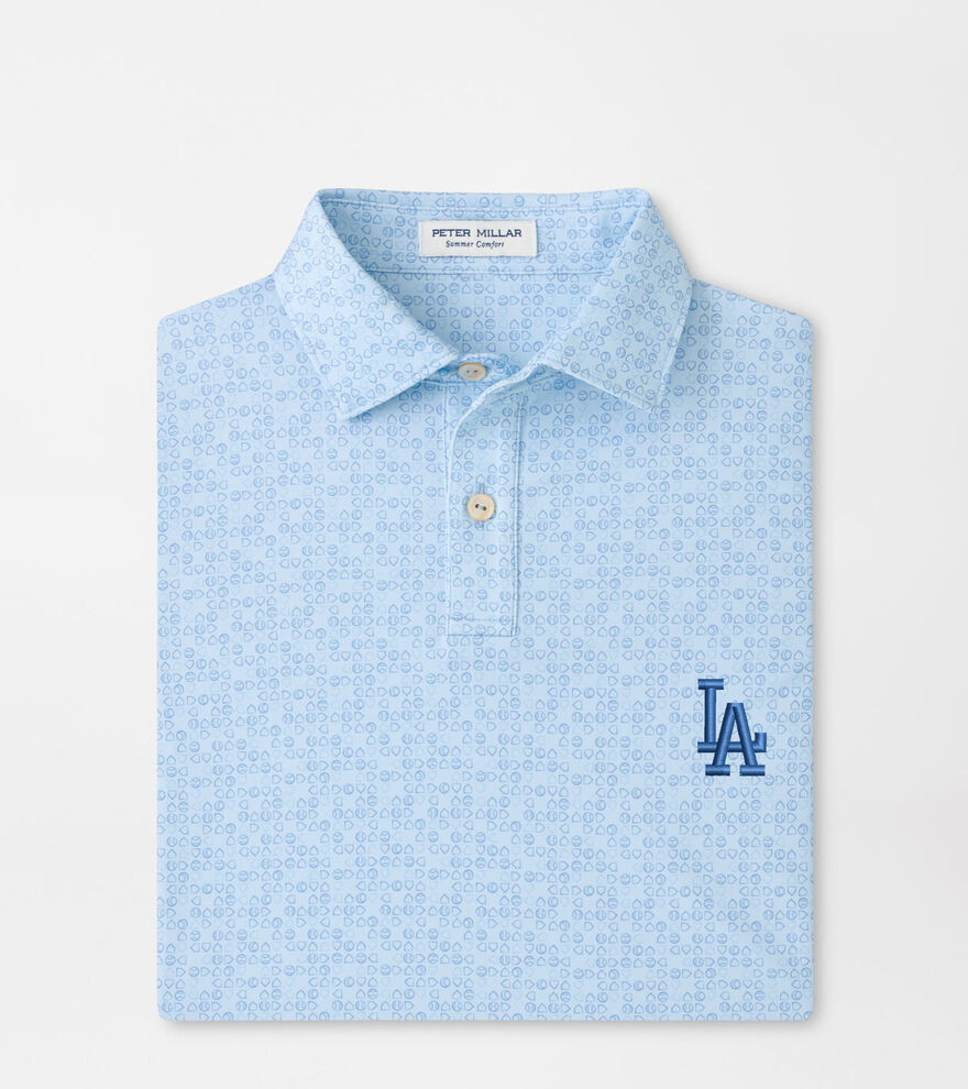 Los Angeles Dodgers Bases Loaded Youth Performance Jersey Polo image number 1