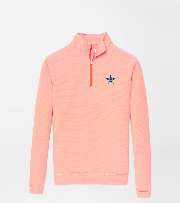 Houston Astros Perth Sugar Stripe Performance Quarter-Zip