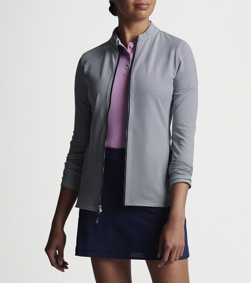 Katy Sugar Stripe Full-Zip Layer image number 4