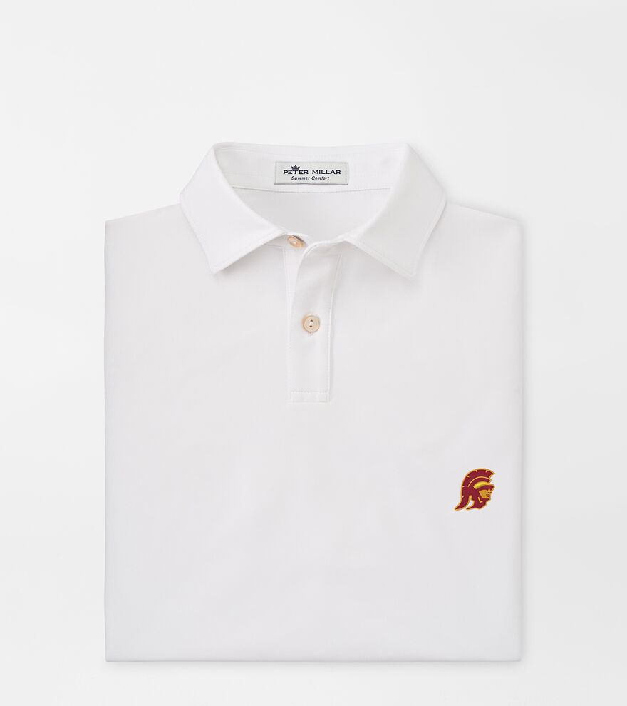 Southern California Trojan Youth Solid Performance Jersey Polo image number 1