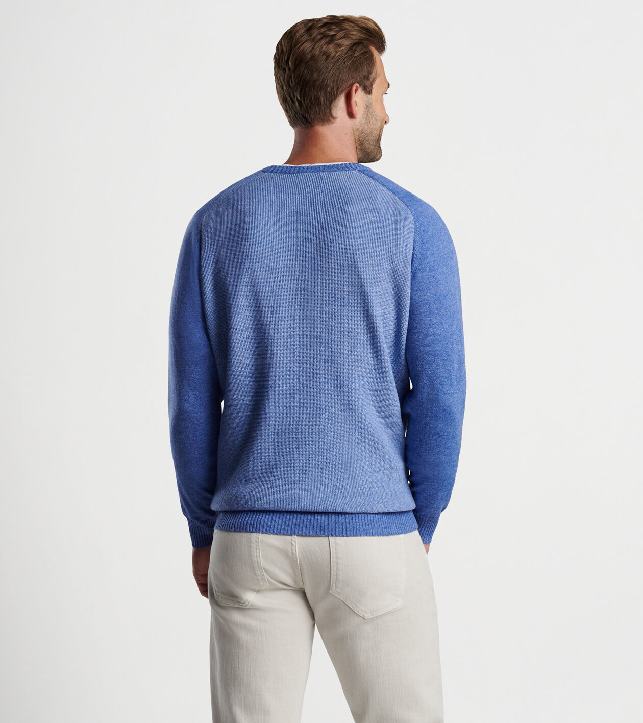 Stafford Saddle Shoulder Crew Men s Sweaters Peter Millar