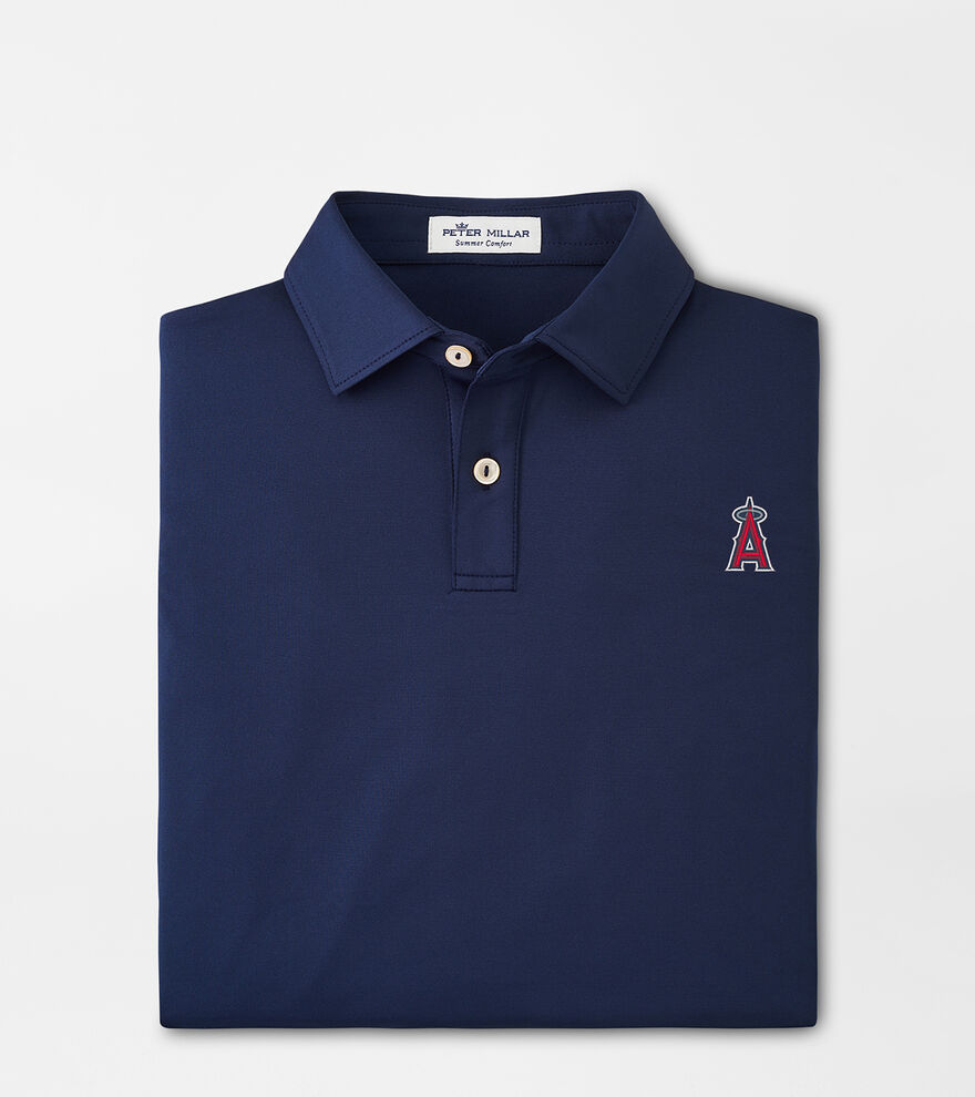 Los Angeles Angels Solid Youth Performance Jersey Polo image number 1