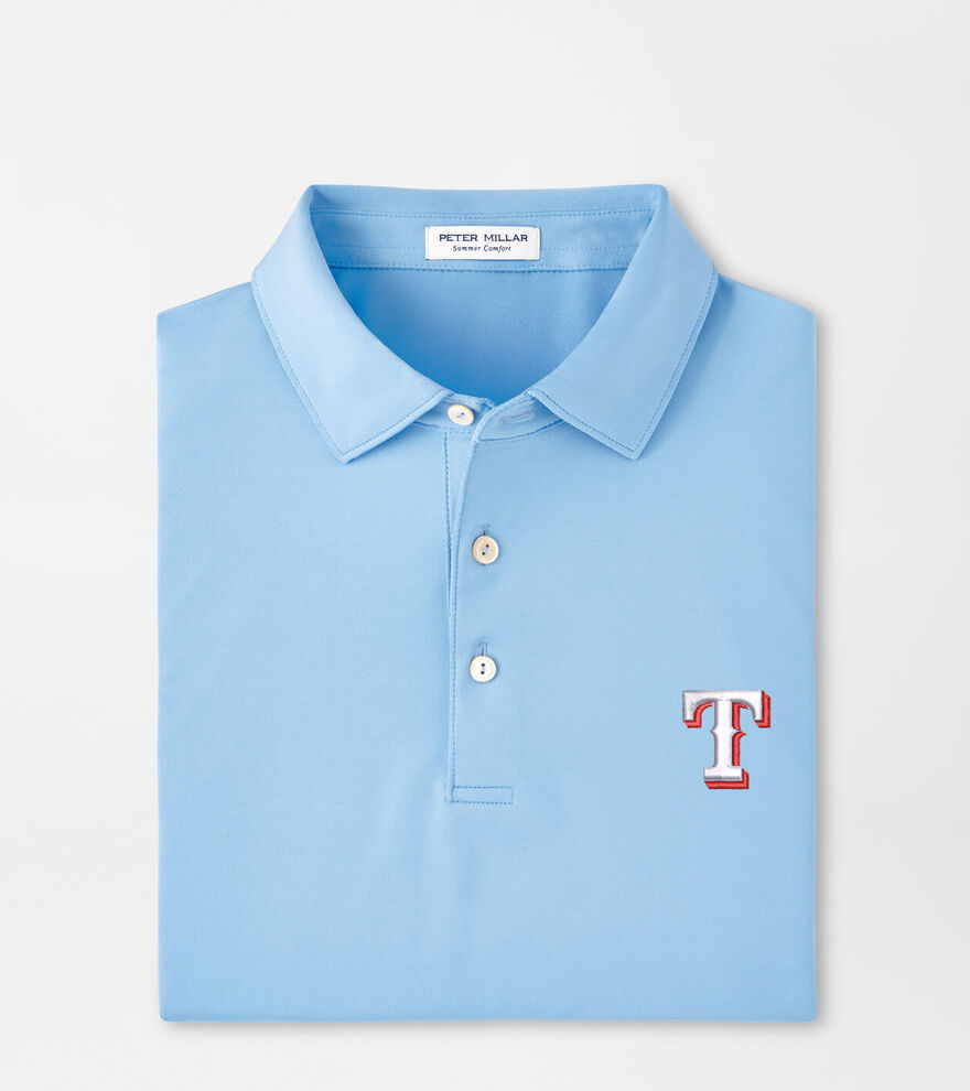 Texas Rangers Solid Performance Jersey Polo image number 1
