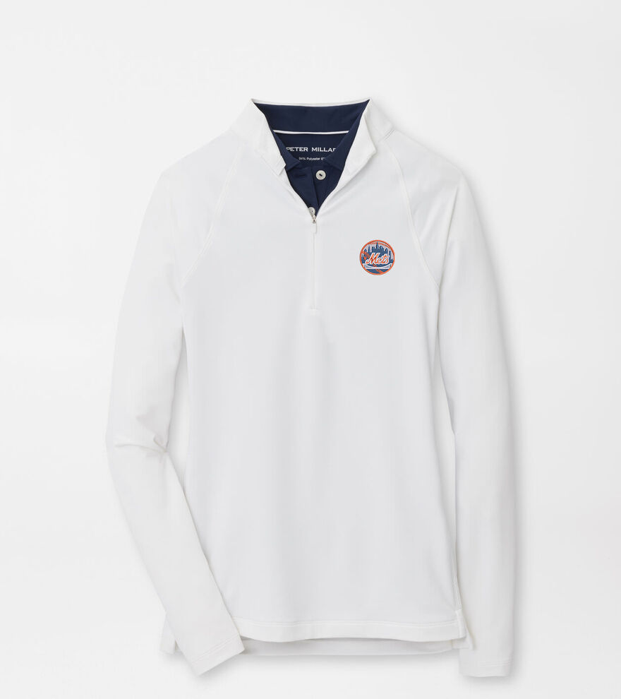 Cooperstown New York Mets Women's Raglan-Sleeve Perth Layer