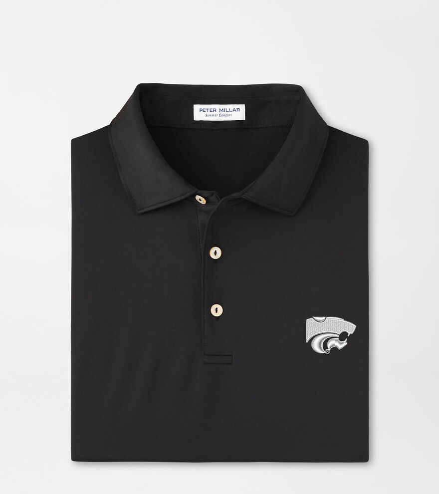 Kansas State Solid Performance Jersey Polo