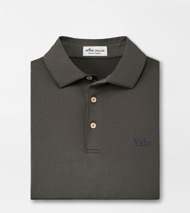 Yale Solid Performance Jersey Polo (Sean Self Collar)