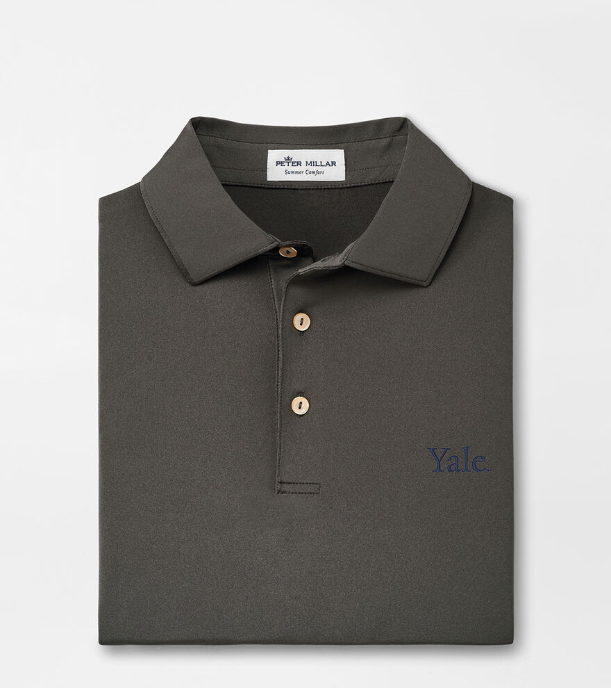 Yale Solid Performance Jersey Polo (Sean Self Collar) image number 1