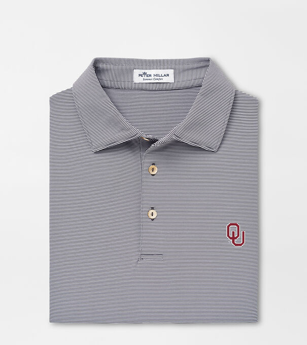 Oklahoma Jubilee Stripe Performance Polo