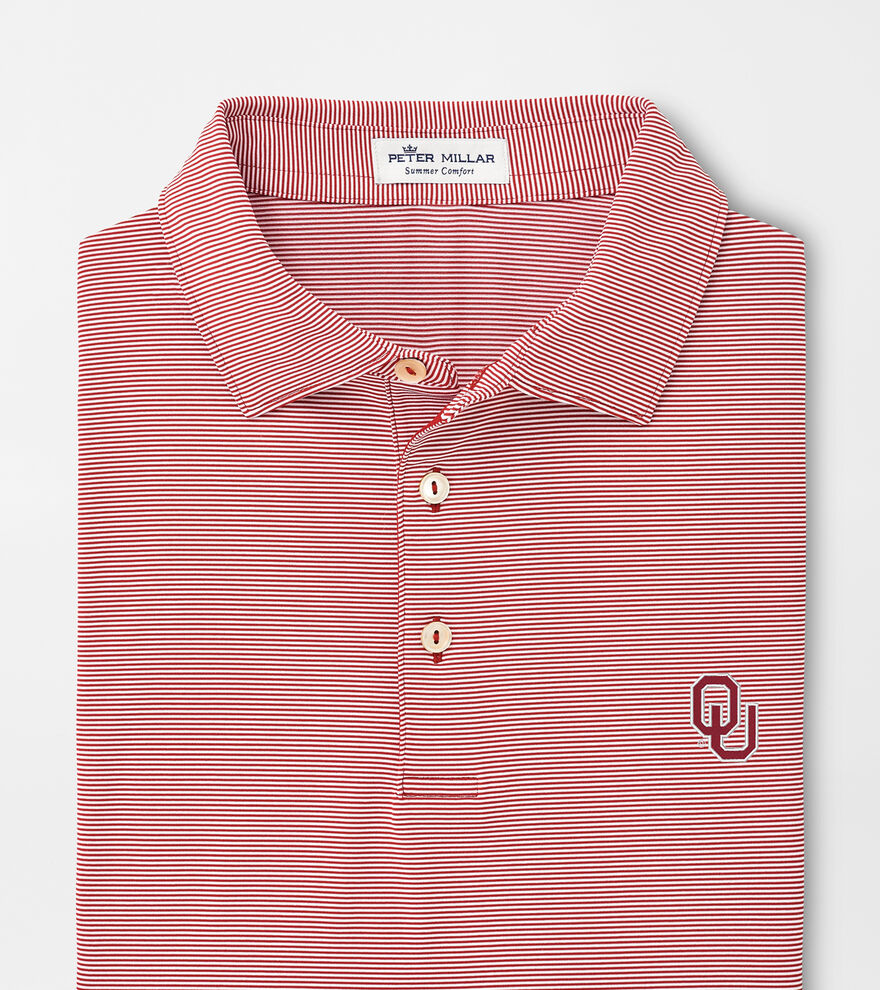 Oklahoma Jubilee Stripe Performance Polo image number 1