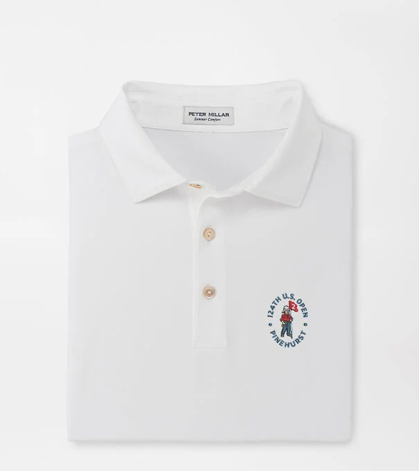 124th U.S. Open Solid Performance Jersey Polo