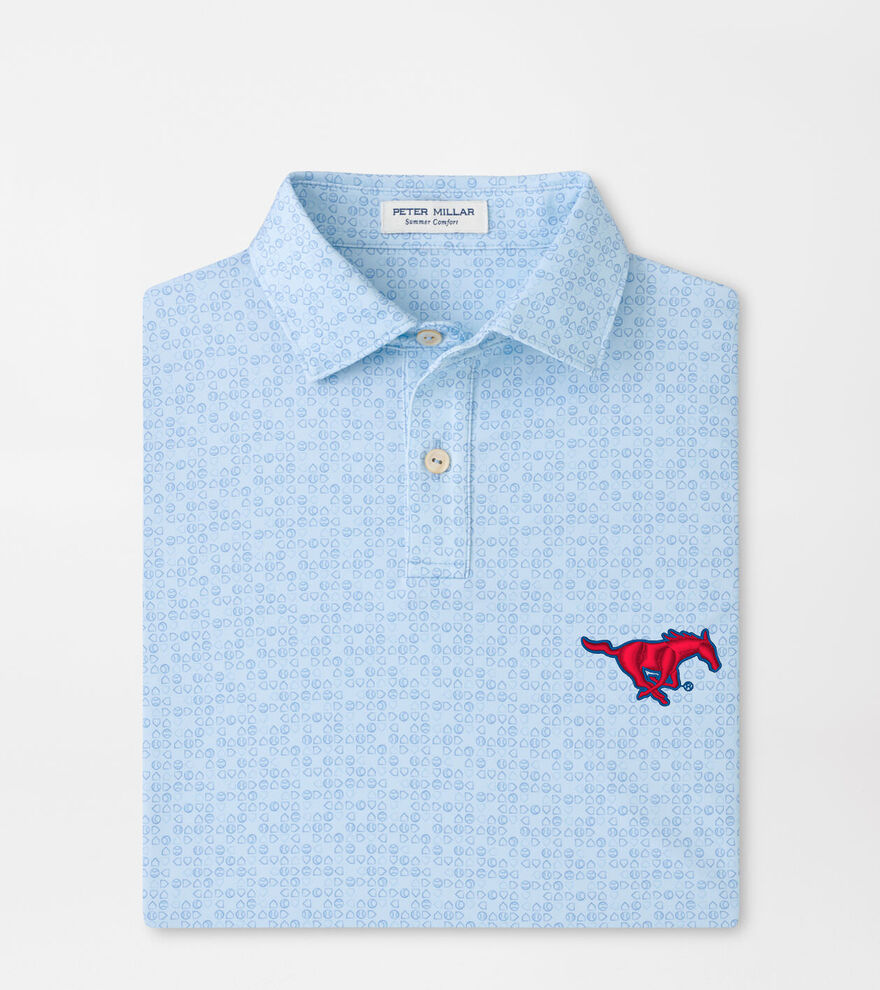 SMU Bases Loaded Youth Performance Jersey Polo image number 1
