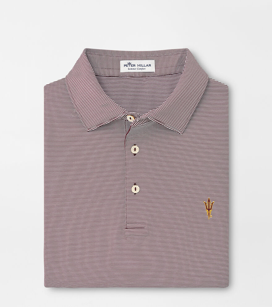 Arizona State Jubilee Stripe Performance Polo image number 1