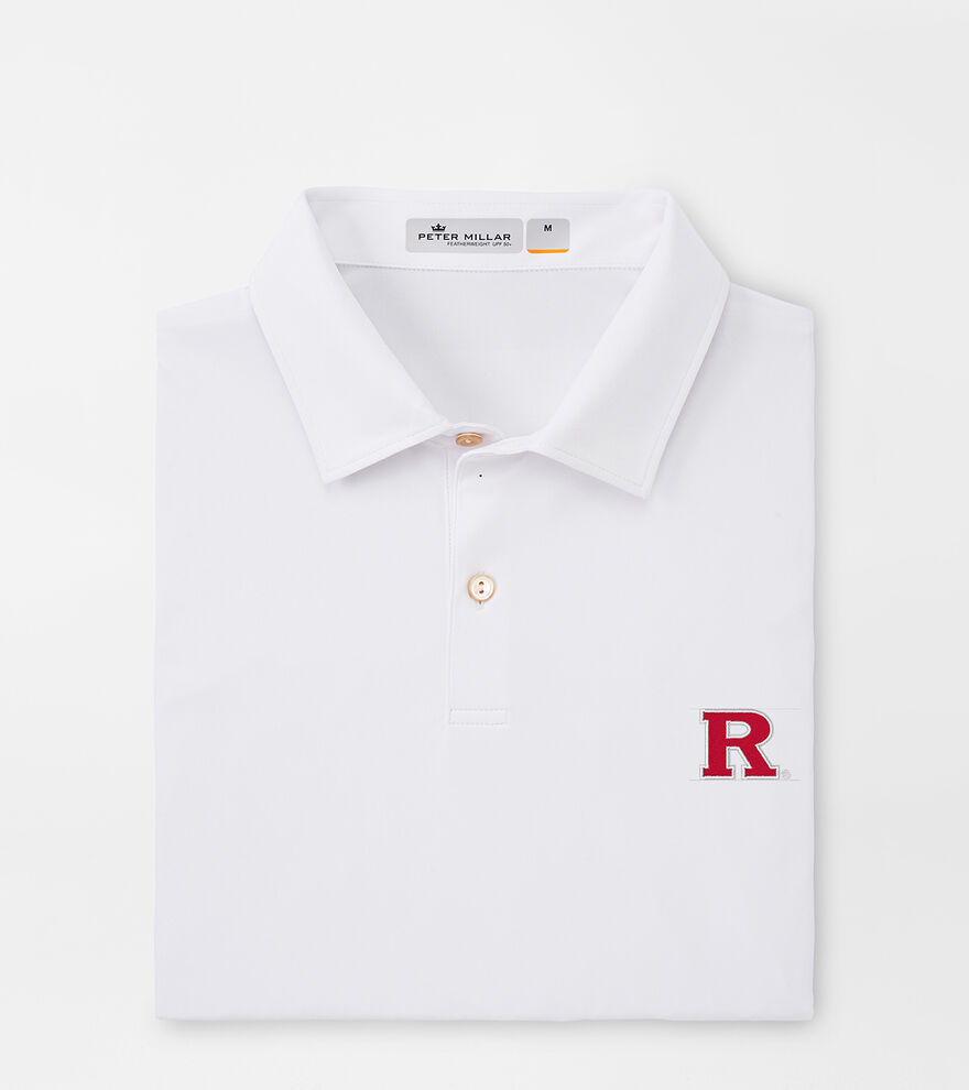 Rutgers Featherweight Performance Mélange Polo image number 1