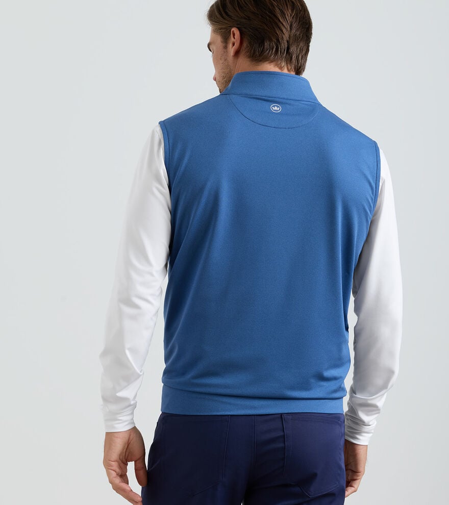 Galway M&eacute;lange Performance Quarter-Zip Vest image number 3