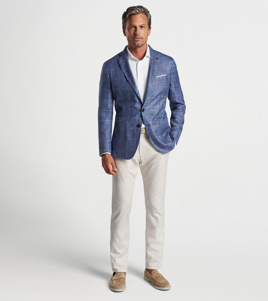 Roseville Windowpane Soft Jacket | Men's Sport Coats & Suits | Peter Millar