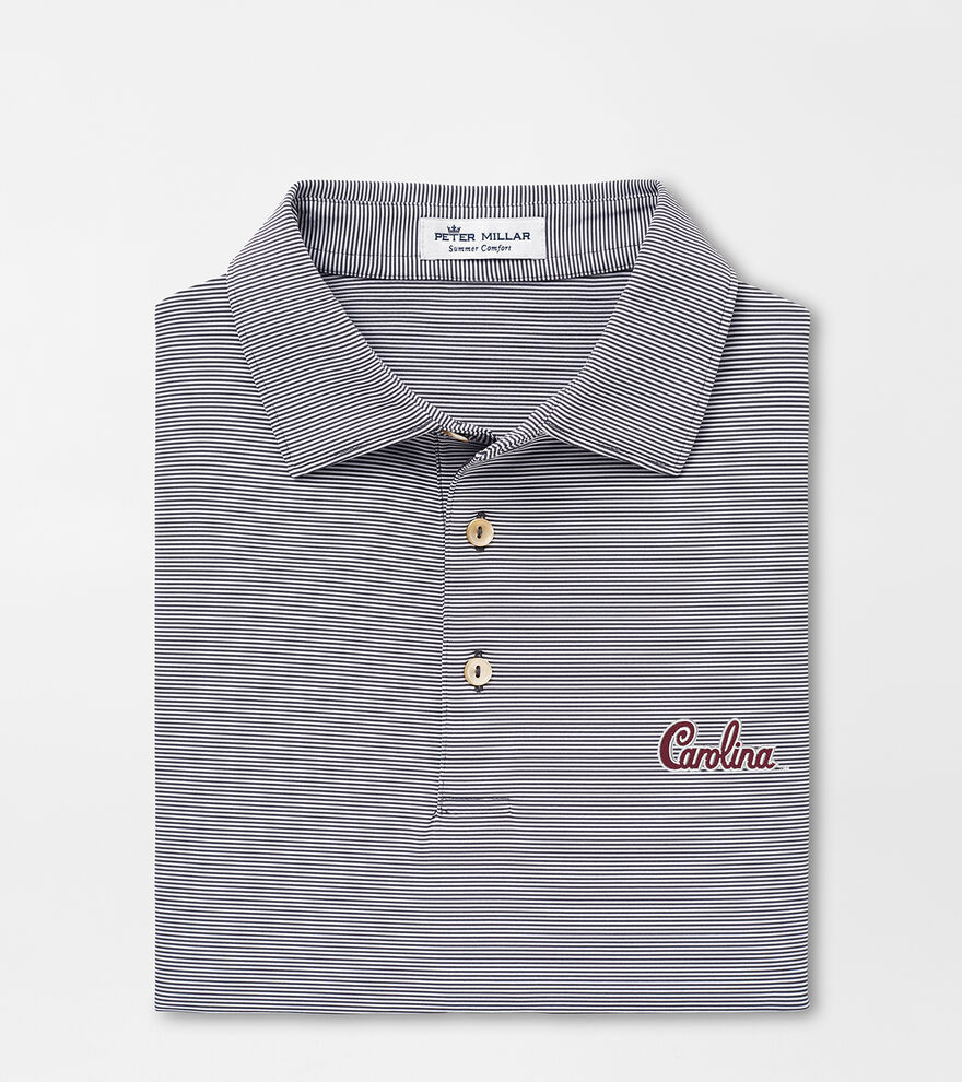 South Carolina Script Jubilee Stripe Performance Polo image number 1