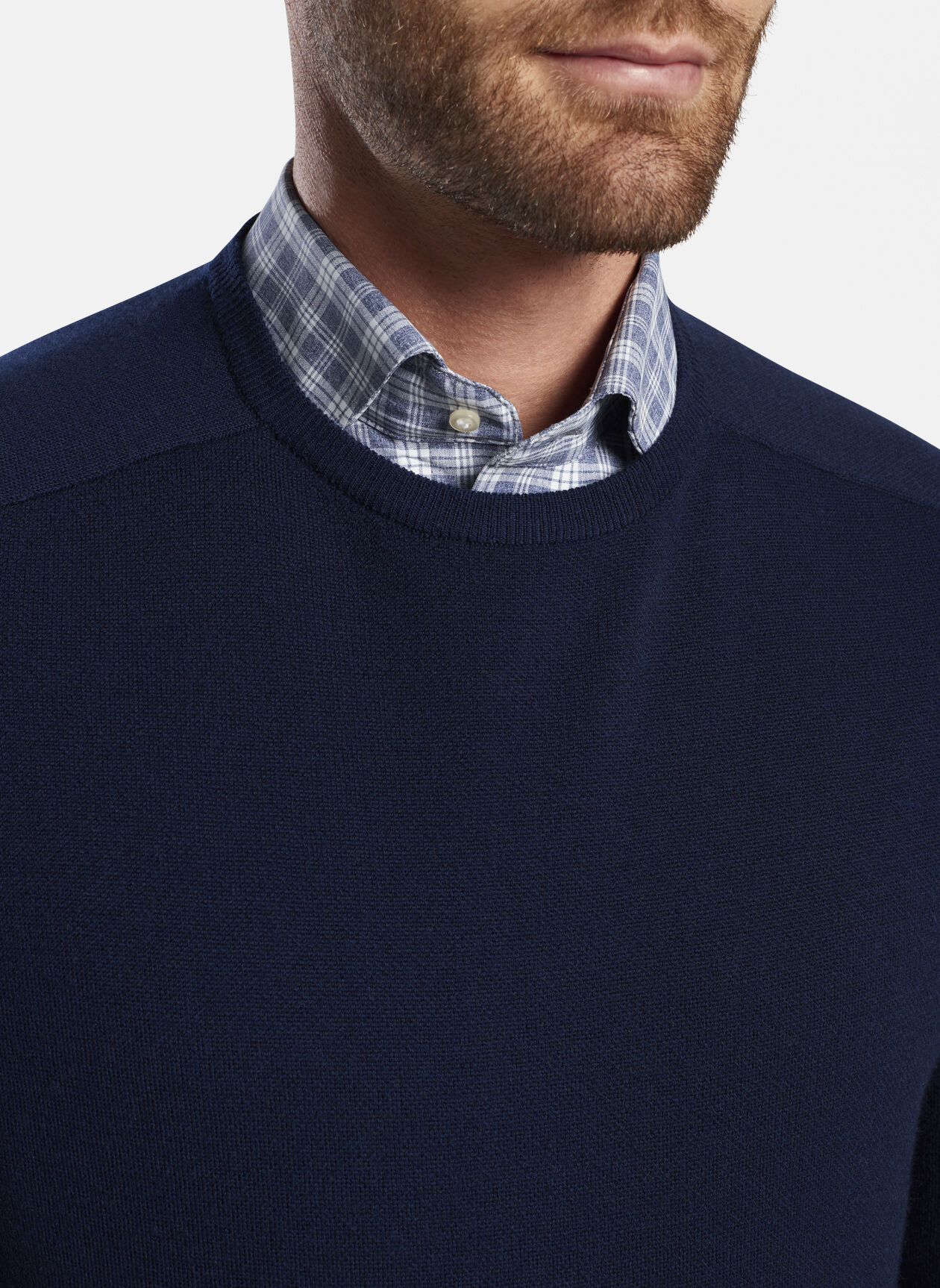 Wool Interlock Crewneck | Peter Millar