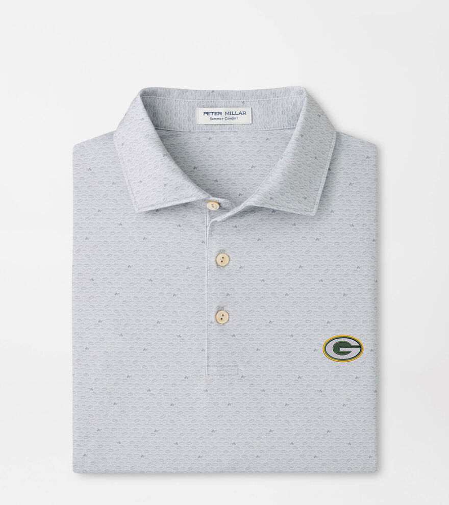 Green Bay Packers On The Ball Performance Jersey Polo image number 1