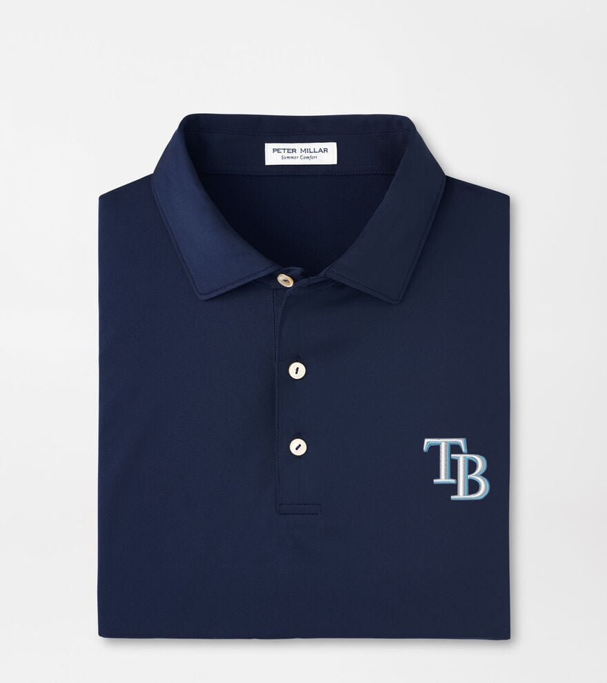 Tampa Bay Rays Solid Performance Jersey Polo image number 1