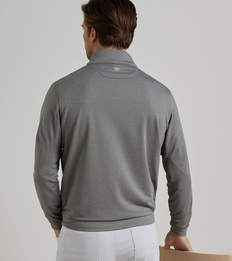 Perth M&eacute;lange Performance Quarter-Zip image number 3