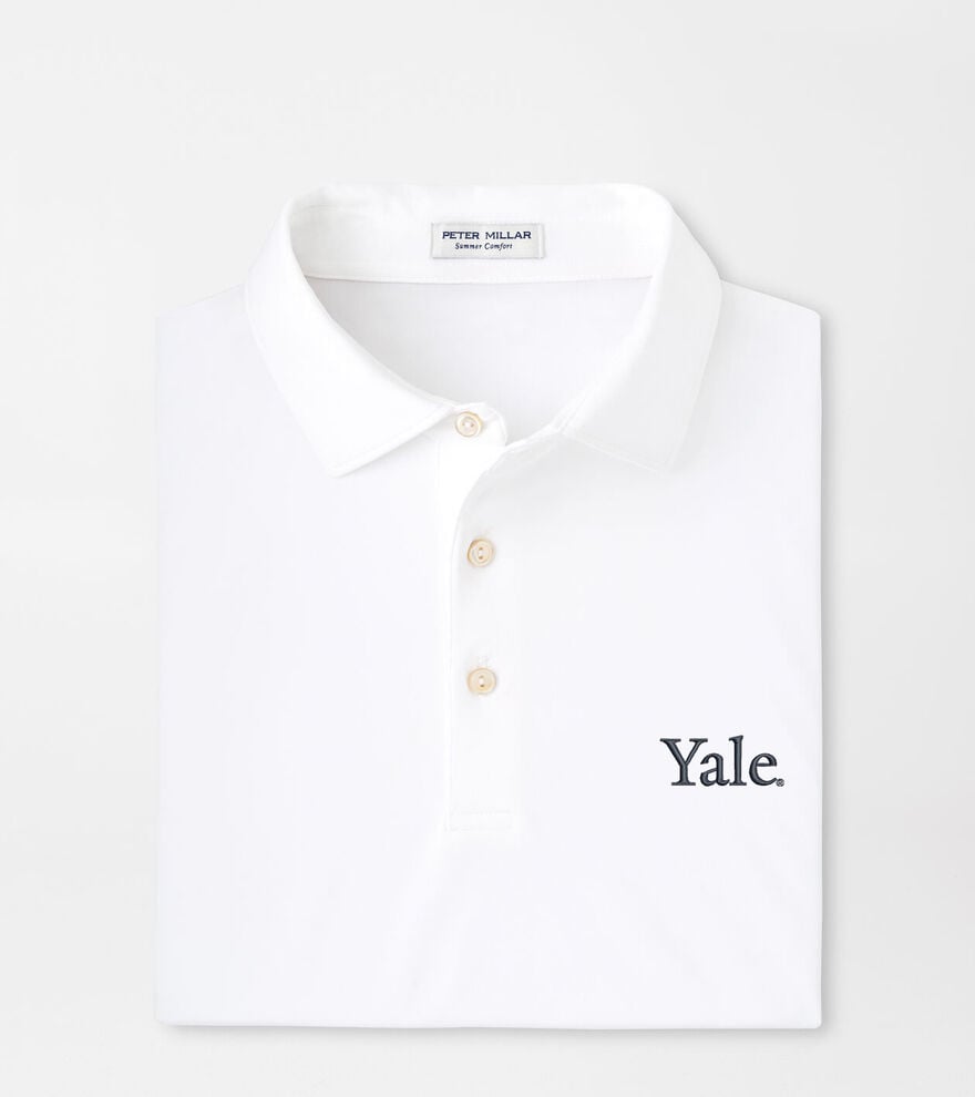 Yale Solid Performance Jersey Polo image number 1