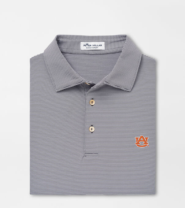 Auburn Jubilee Stripe Performance Polo