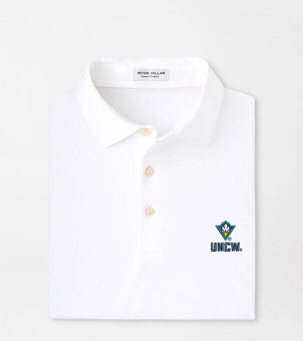 UNCW Solid Performance Jersey Polo