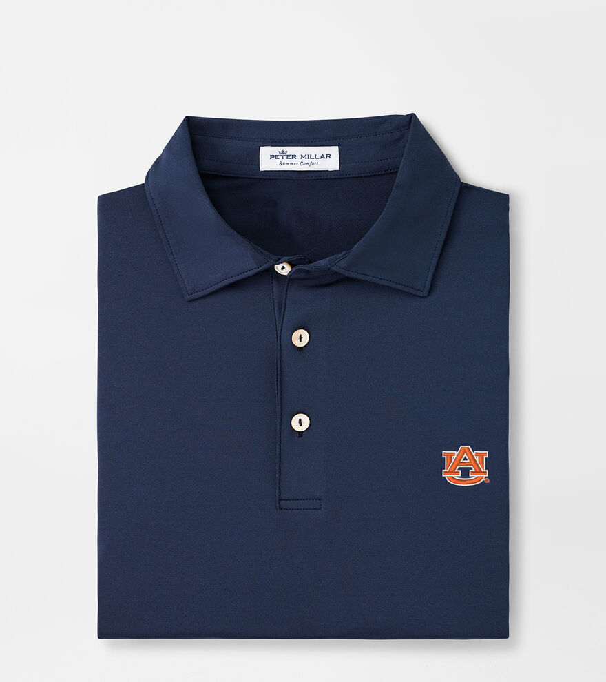 Auburn Solid Performance Jersey Polo image number 1