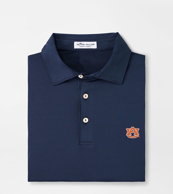 Auburn Solid Performance Jersey Polo