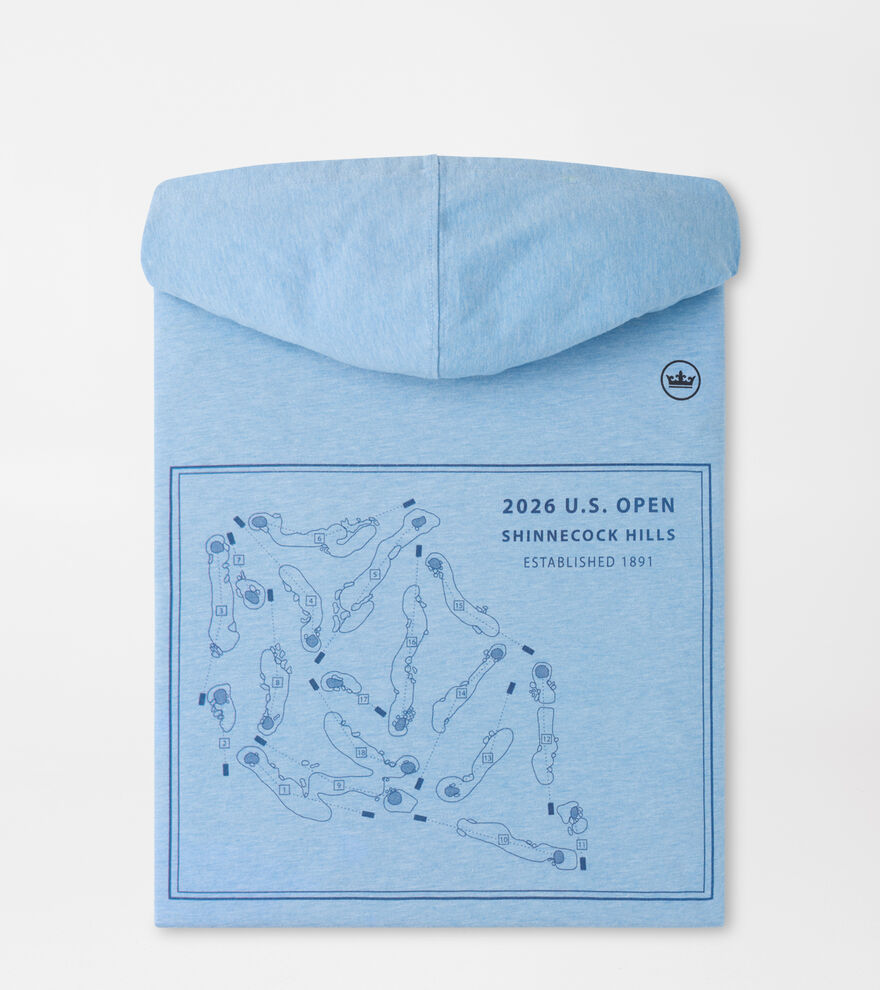 126th U.S. Open Course Map Hoodie image number 2
