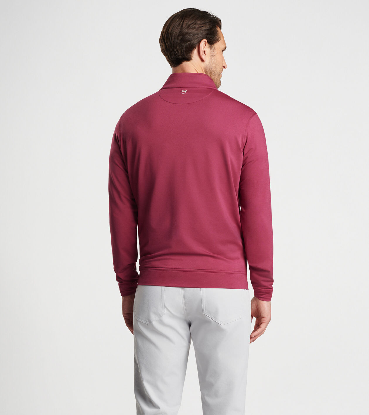 Perth Mélange Performance Quarter-Zip | Men's Pullovers | Peter Millar
