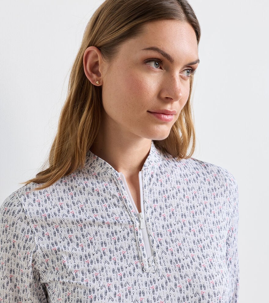 Shadebreak Poppies In Play Lightweight Sun Shirt image number 4