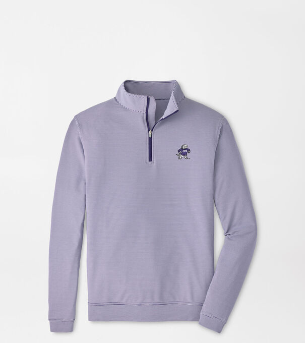 TCU Vault Perth Mini-Stripe Performance Pullover