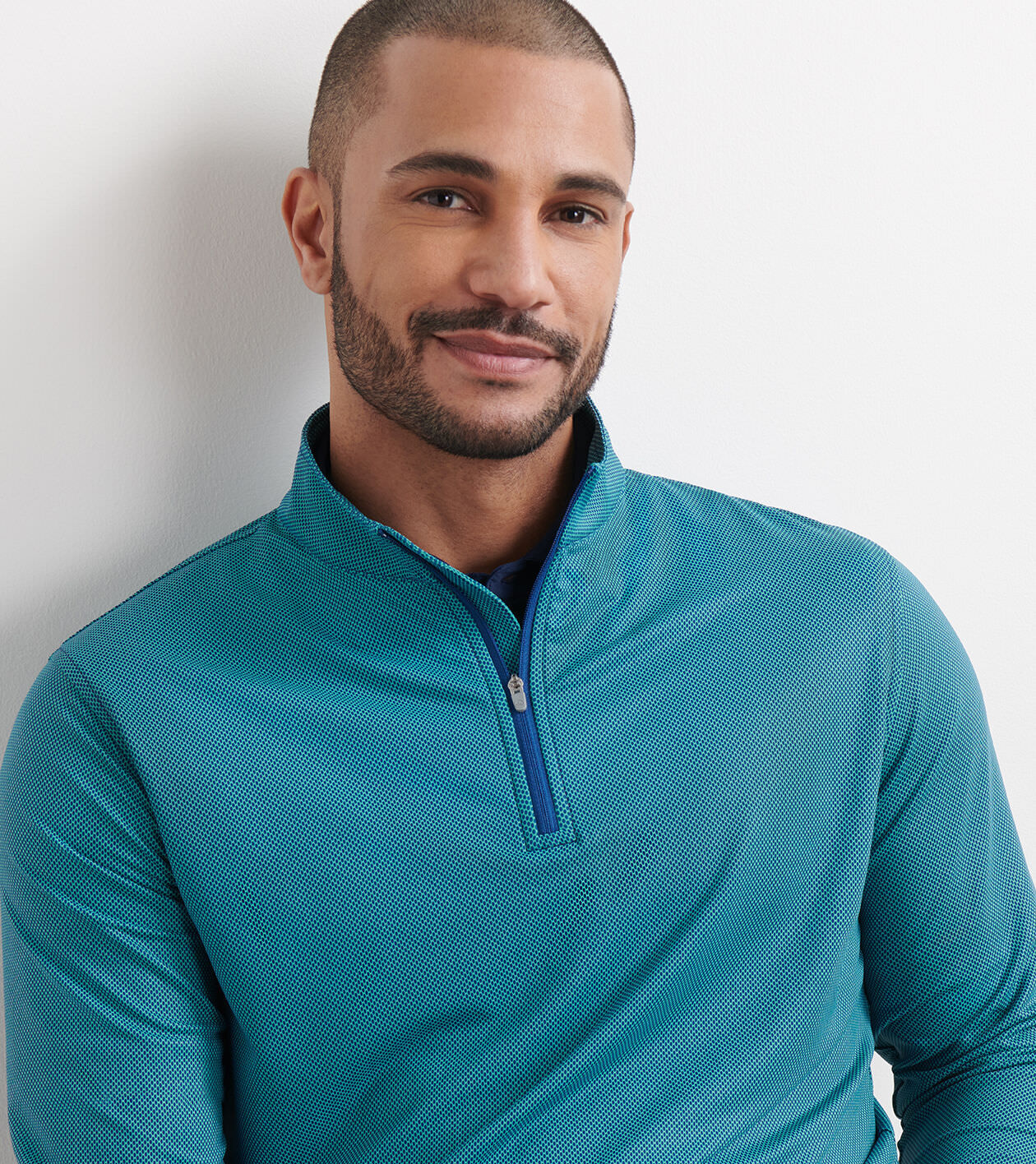 Perth Birdseye Performance Quarter-Zip | Men's Pullovers