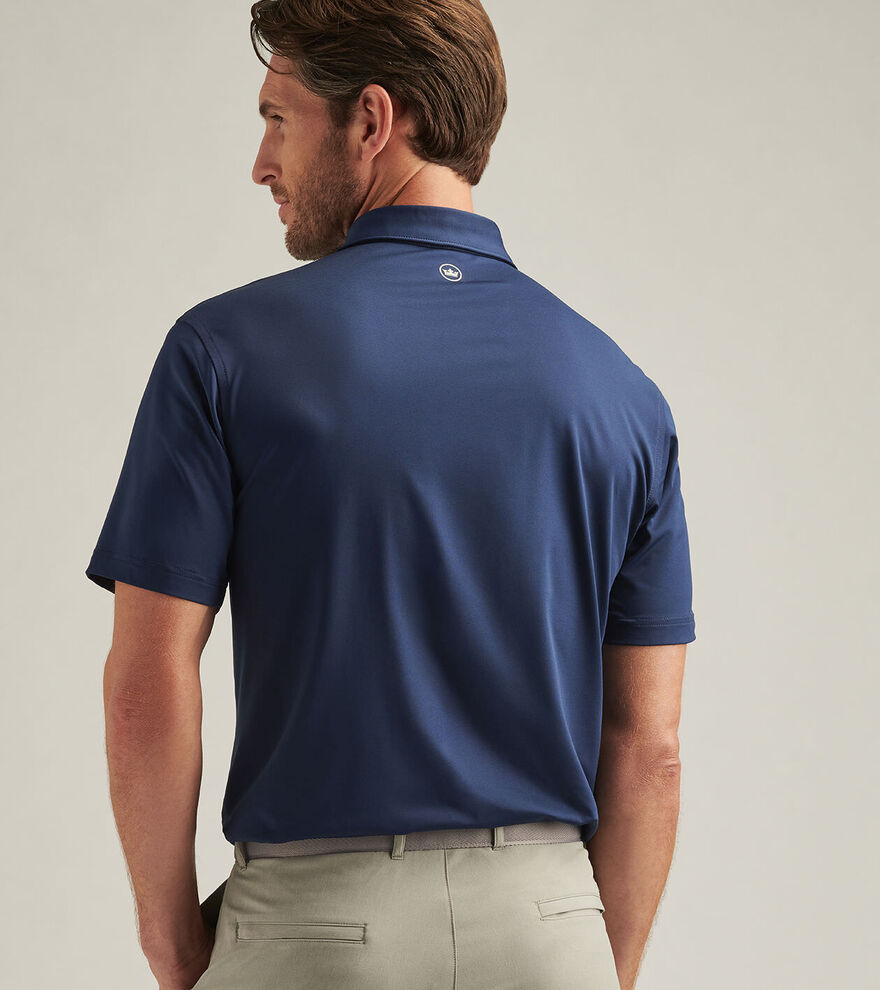 Solid Performance Jersey Polo (Sean Self Collar) image number 3