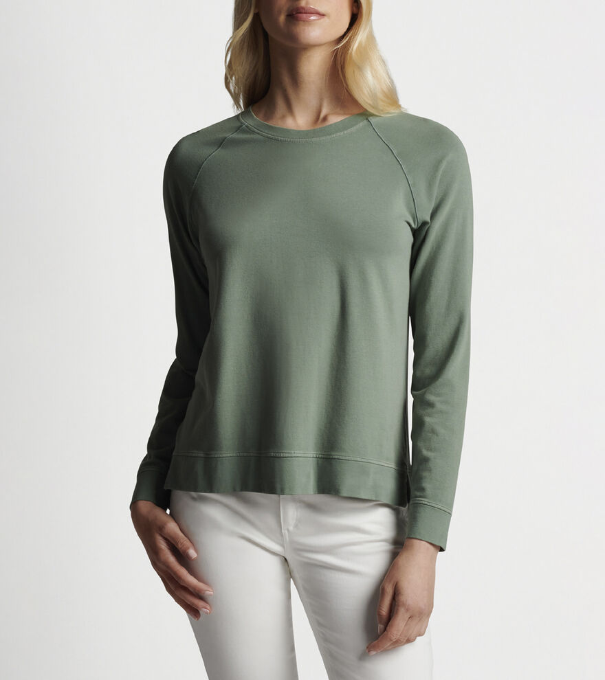 Lava Wash Relaxed Jersey Crew image number 4